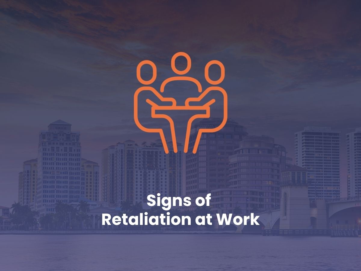 Signs of Retaliation at Work