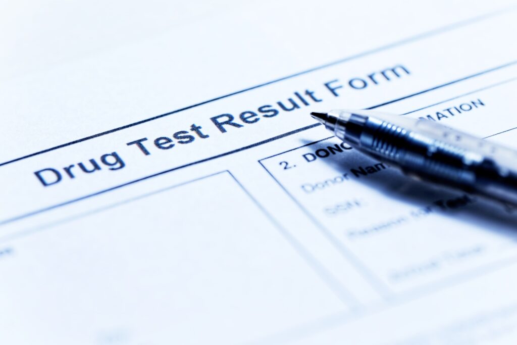drug test form